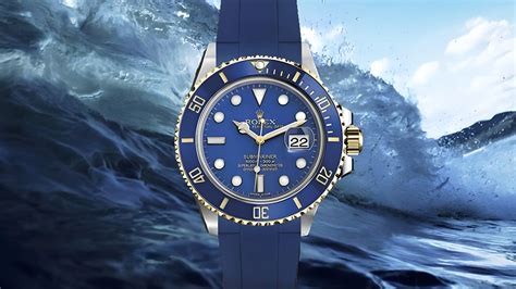 rolex blau submariner|Rolex Submariner official website.